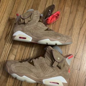 Jordan 6 Retro x Travis Scott British Khaki